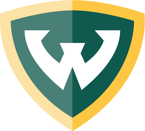 yellow and green warriors badge logo