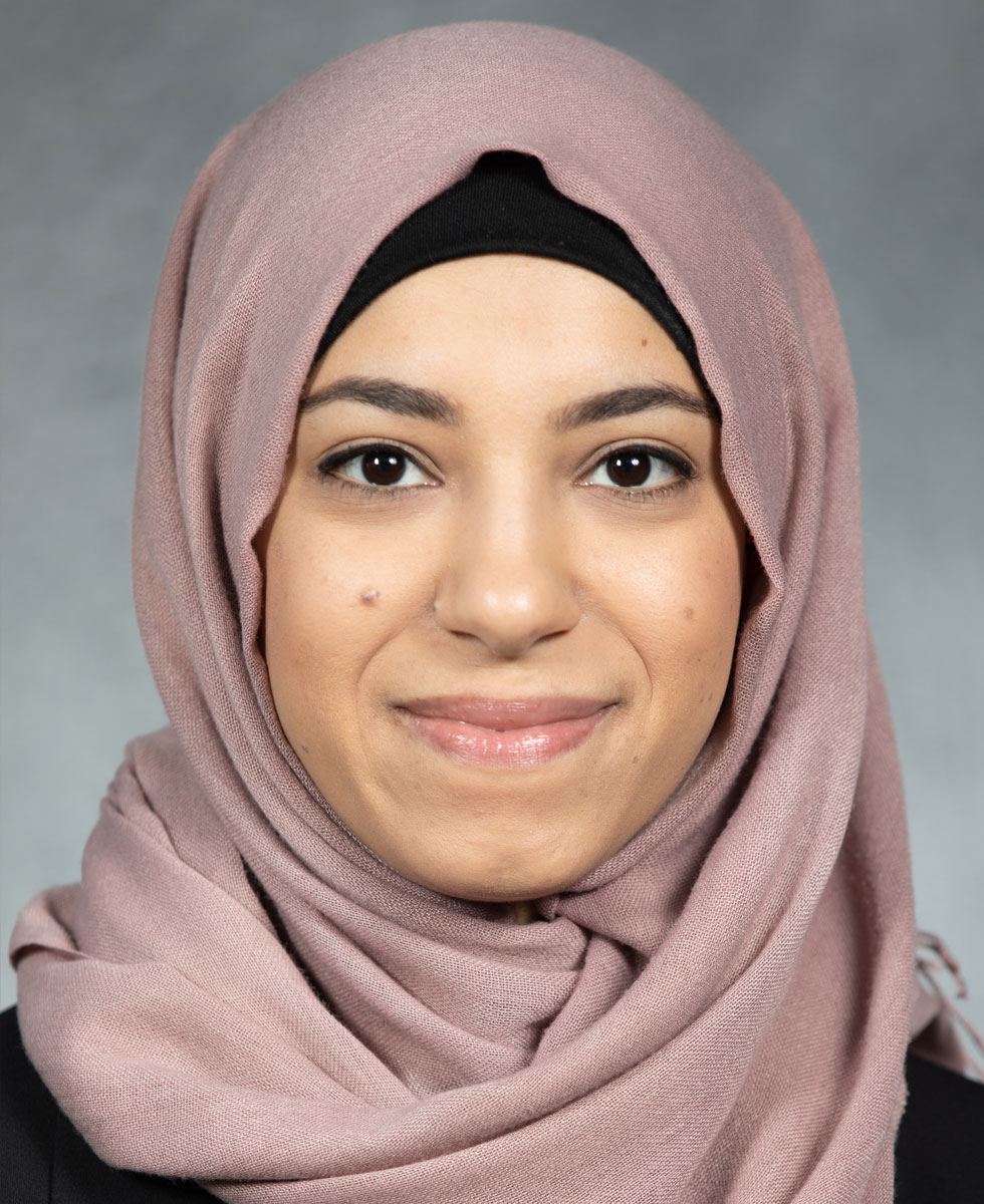 Zahraa Alkhafaji, Second Year Student, JAN. 6, 1991 – NOV. 13, 2020