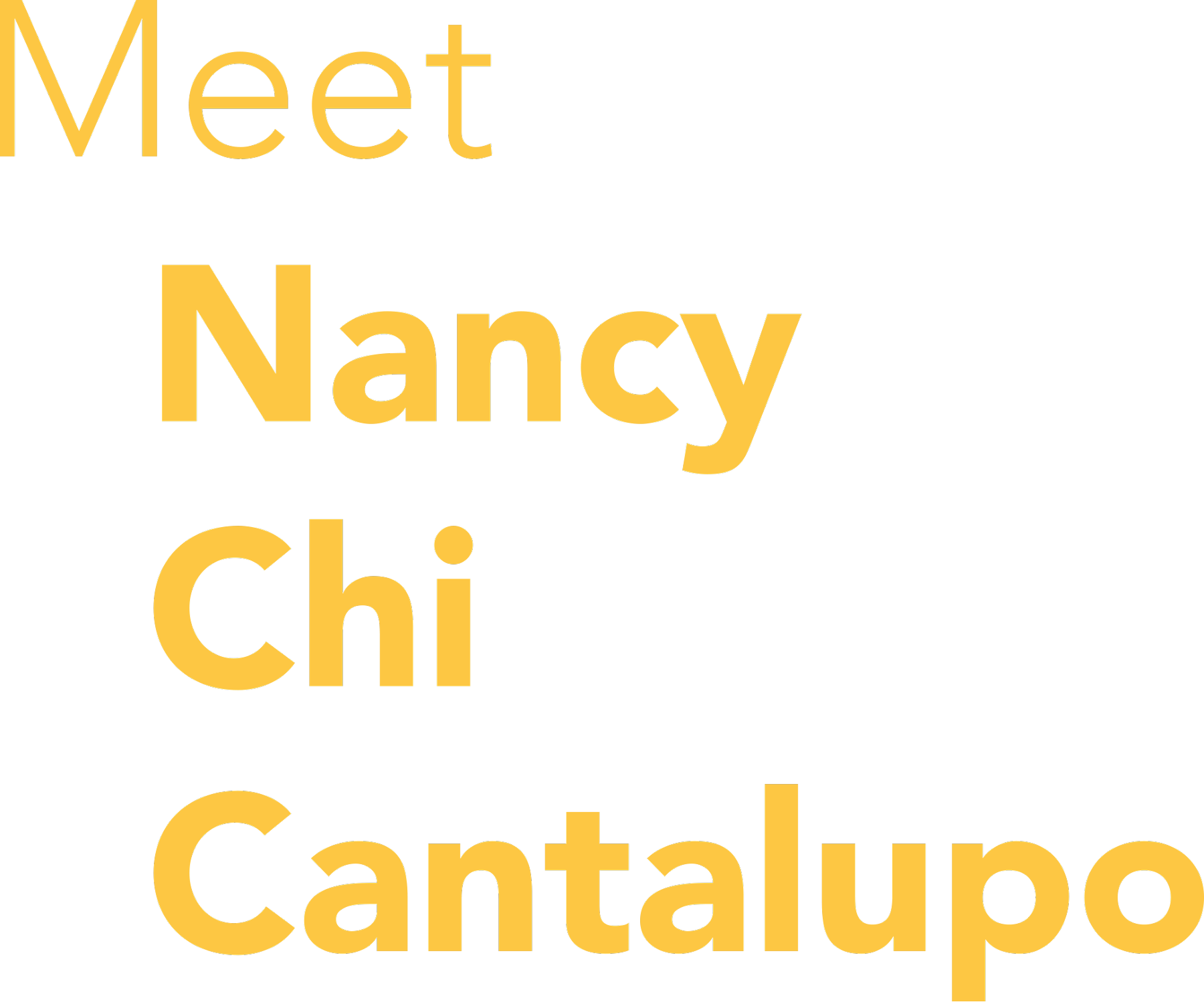 Meet Nancy Chi Cantalupo title